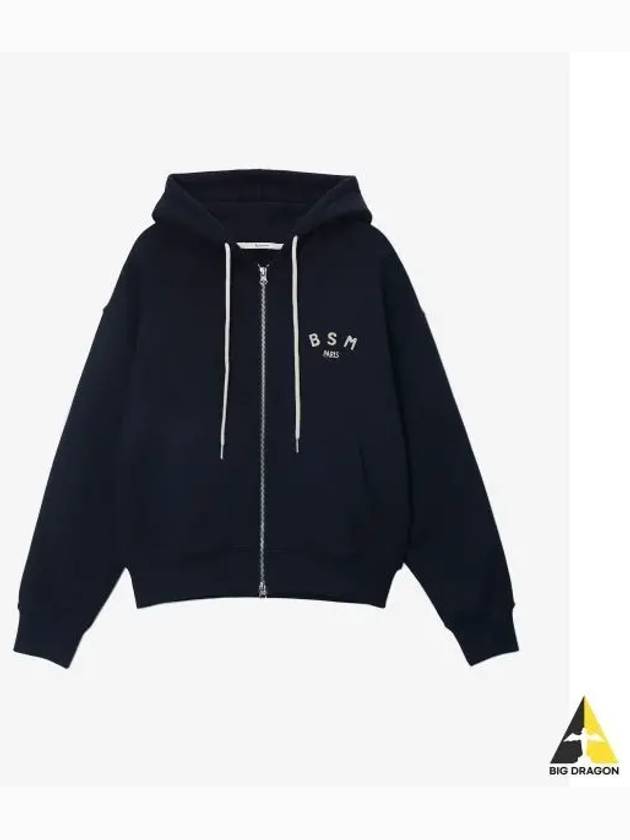 BSM SMALL LOGO ZIP UP NAVY - BENSIMON - BALAAN 1