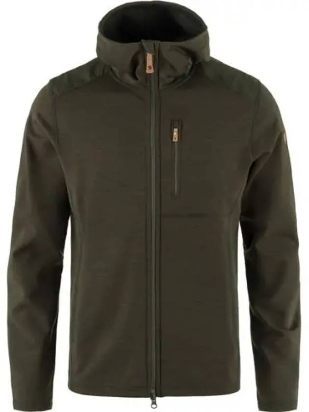 Men's Keb Fleece Hoodie Deep Forest - FJALL RAVEN - BALAAN 2