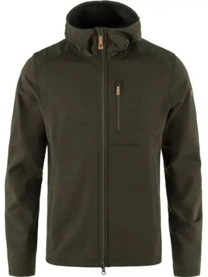 Men's Keb Fleece Hoodie Deep Forest - FJALL RAVEN - BALAAN 2