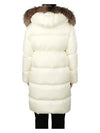 Marrionnier Long Down Padding Jacket Silk White - MONCLER - BALAAN 4