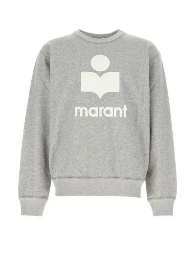 Mikoy Logo Print Sweatshirt Grey - ISABEL MARANT - BALAAN 2