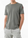 Men's Track Back Logo Short Sleeve T-Shirt Grey - PARAJUMPERS - BALAAN 4