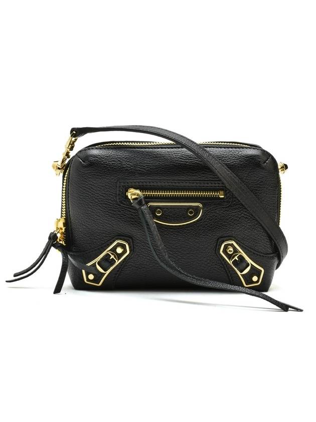 Metal Reporter Mini Cross Bag Black - BALENCIAGA - BALAAN 1