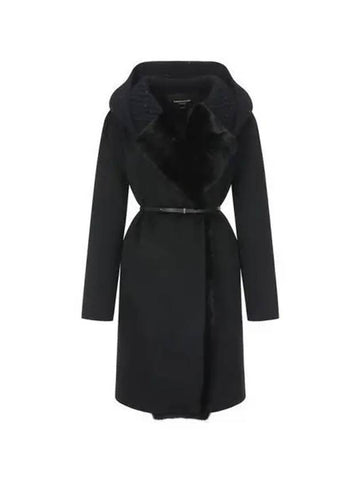 Women s Fur Coat Black PLD222B881 - FABIANA FILIPPI - BALAAN 1