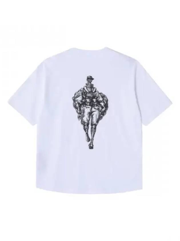 Homme Stylization T Shirt White Short Sleeve - SONGZIO - BALAAN 1