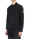 Supima Cotton Twill Stretch-TC Jacket Black - STONE ISLAND - BALAAN 5