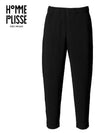 Men's Easy Fit Pleated Crop Straight Pants Black - ISSEY MIYAKE - BALAAN 2