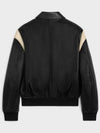 Teddy Lambskin Jacket Cream Black - CELINE - BALAAN 3