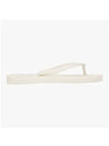 Kira Logo Flip Flops Ivory - TORY BURCH - BALAAN 3