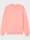 Logo Print Crew Neck Cotton Sweatshirt Pink - SPORTY & RICH - BALAAN 3