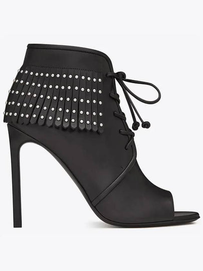 Women's Open Toe Pumps Heels Black - SAINT LAURENT - BALAAN 2