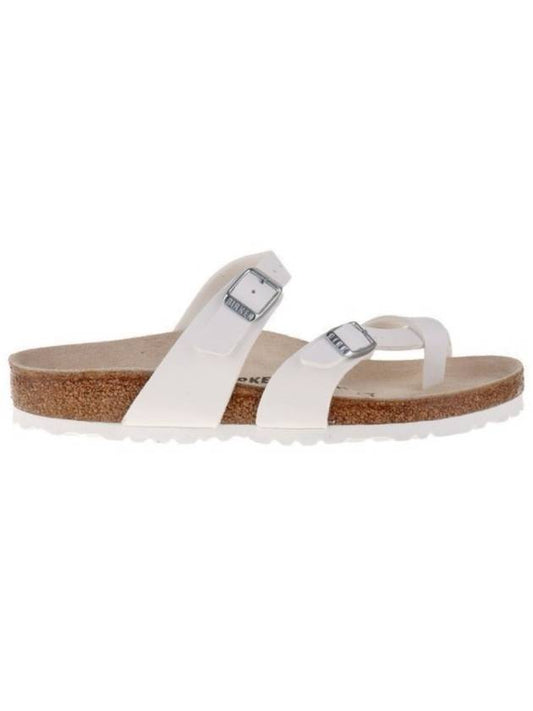 Men's White Mayari Regular Fit Sandals 0071051 - BIRKENSTOCK - BALAAN 1