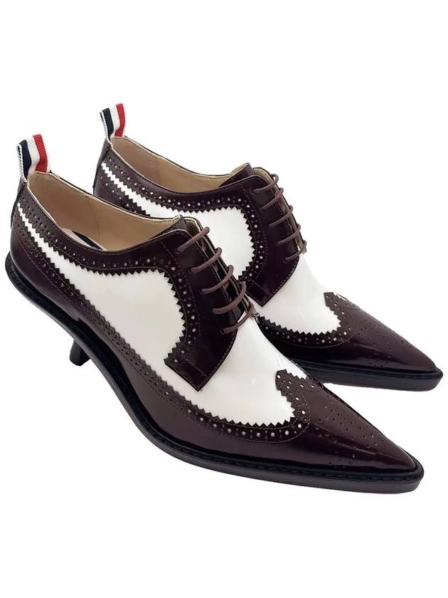 Soft Spazzolato Curved Heel Loafers Brown - THOM BROWNE - BALAAN 3