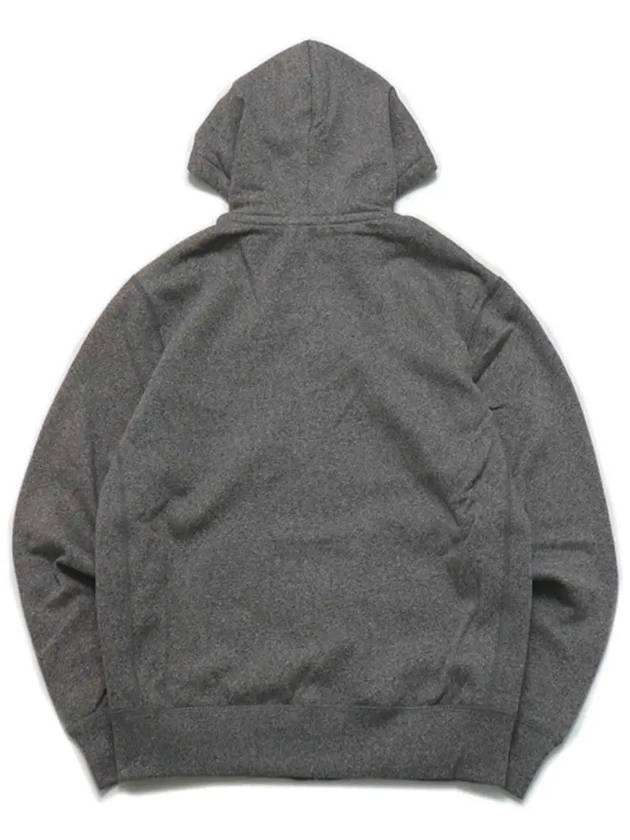 Classic Embroidered Logo Zip Up Hoodie Grey - POLO RALPH LAUREN - BALAAN 3