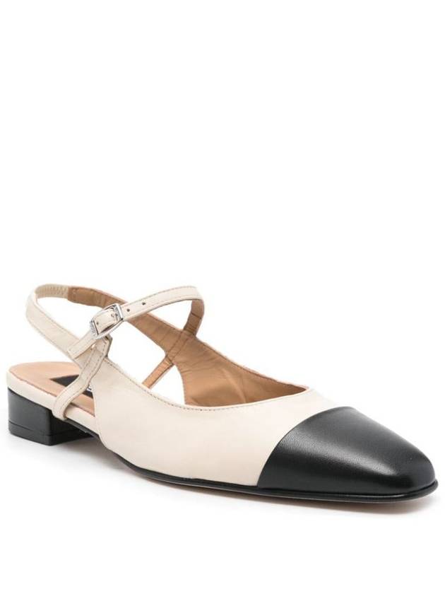 Carel Paris Oceano Two-Tone Leather Slingback Shoes - CAREL - BALAAN 2