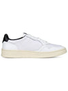 Men's Medalist Black Tab Mesh Leather Low Top Sneakers White - AUTRY - BALAAN 3