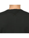 Men's Henry Neck Cotton Short Sleeve T-Shirt Black - TEN C - BALAAN 8