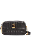 Quilted Leather Mini Lola Camera Shoulder Bag Black - BURBERRY - BALAAN 2