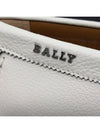 Leather Logo Driving Shoes White - BALLY - BALAAN 7