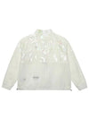 foil print overfit blouson jumper 1153LZGNWHITE - BLACK&WHITE - BALAAN 2