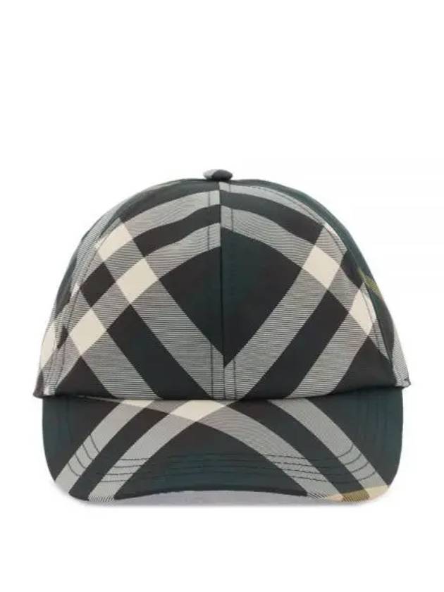 Check pattern ball cap green - BURBERRY - BALAAN 2