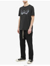 Shadow Project Neo Flora Short Sleeve T-Shirt Black - STONE ISLAND - BALAAN 5