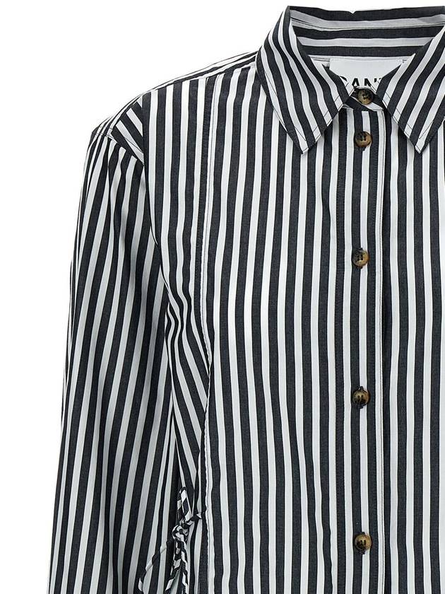 Ganni Lace-Up Shirt - GANNI - BALAAN 3