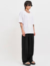 Seawear Oversized Silket Scoop Neck TShirt White - C WEAR BY THE GENIUS - BALAAN 6