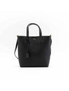 Shopping Toy Supple Leather Tote Bag Black - SAINT LAURENT - BALAAN 2