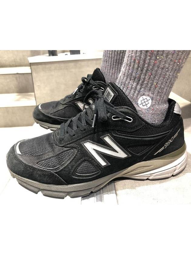 990v4 Low Top Sneakers Black - NEW BALANCE - BALAAN 5