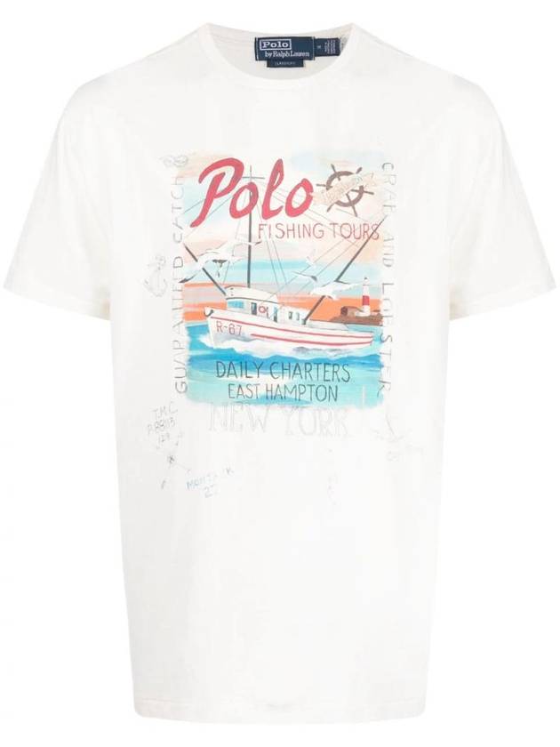 graphic print t-shirt 710909922 - POLO RALPH LAUREN - BALAAN 1