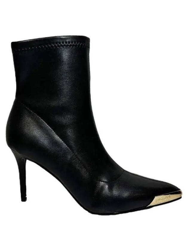 Jeans Metal Toe Ankle Boots Black - VERSACE - BALAAN 2