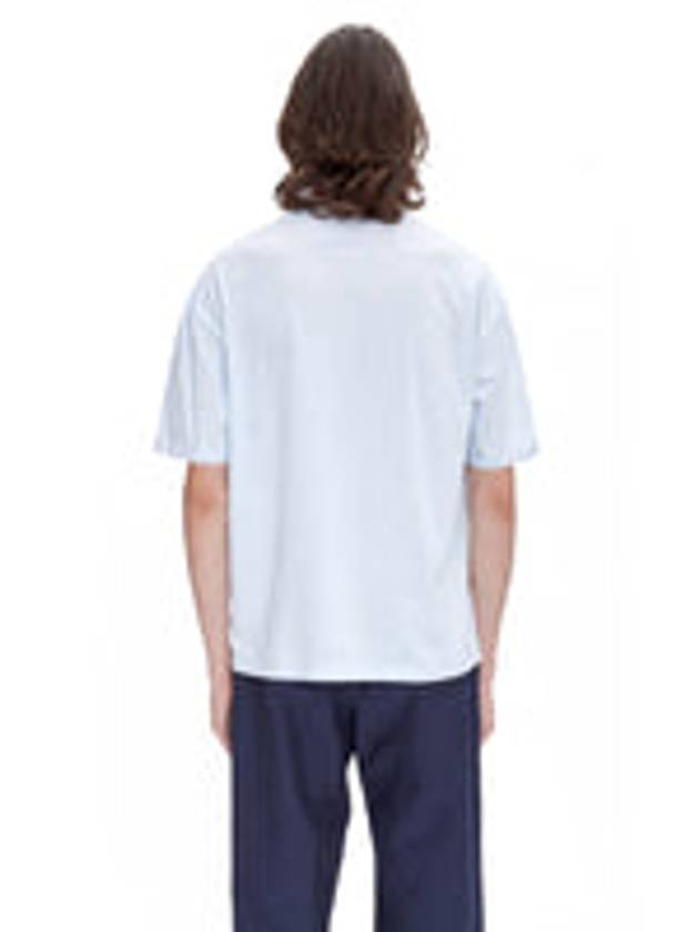 Joachim Short Sleeve T-shirt Blue - A.P.C. - BALAAN 4