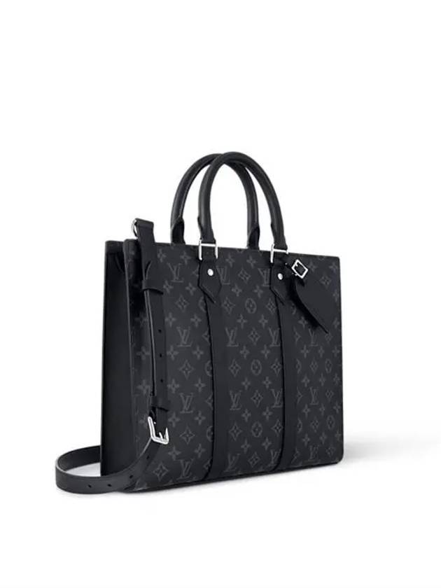 Sac Flat Horizontal Zippe Brief Case Black - LOUIS VUITTON - BALAAN 3