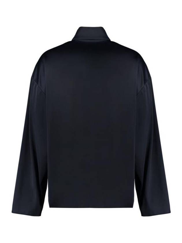 Side Zip Pockets Track Jacket Blue - BALENCIAGA - BALAAN 3