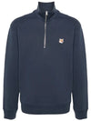 Maison Kitsune Fox Head Patch Men s Half Zip up Sweatshirt MM00314 P476 - POLO RALPH LAUREN - BALAAN 2