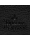 Grain Leather Half Wallet Black - VIVIENNE WESTWOOD - BALAAN 8