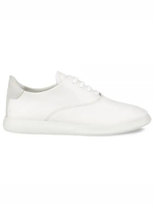 Women's Minimalist Leather Low Top Sneakers White - ECCO - BALAAN 2