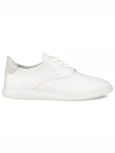 Women's Minimalist Leather Low Top Sneakers White - ECCO - BALAAN 1