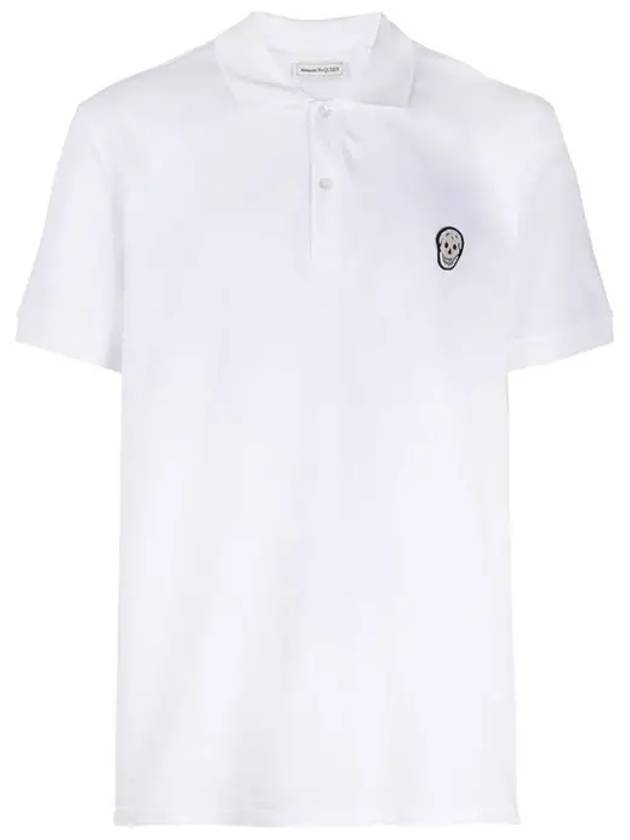 Men's Short Sleeve PK Shirt White - ALEXANDER MCQUEEN - BALAAN.