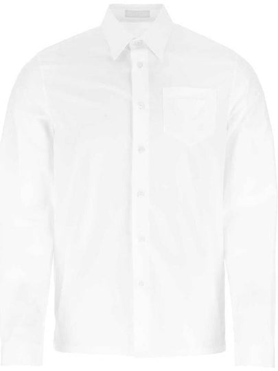 Long Sleeve Shirt SC541S2111XV2 F0009 White - PRADA - BALAAN 2