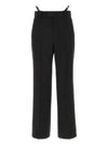 Wool Mohair Straight Pants Black - GUCCI - BALAAN 2