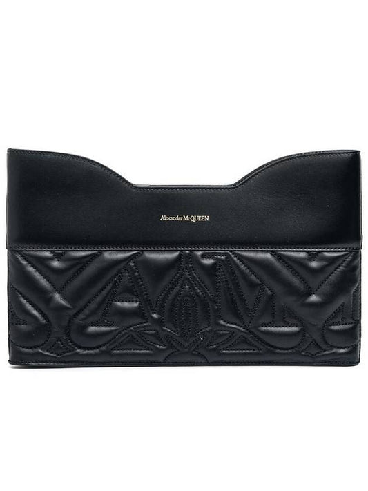 Bow Zip Pouch Bag Black - ALEXANDER MCQUEEN - BALAAN 2