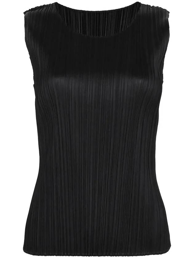 Pleated Sleeveless Black - ISSEY MIYAKE - BALAAN 2