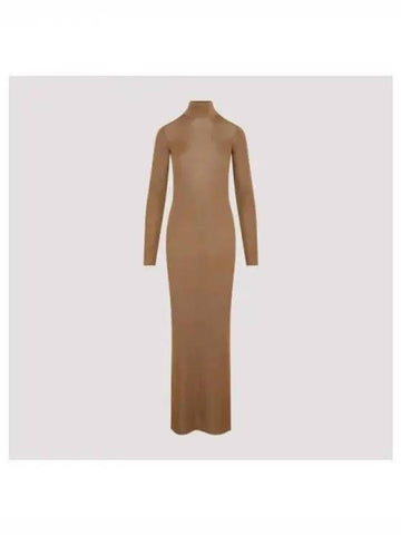 High neck long sleeve dress 271174 - SAINT LAURENT - BALAAN 1