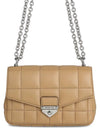 Soho Small Quilted Leather Shoulder Bag Beige - MICHAEL KORS - BALAAN 2