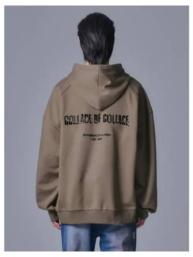 College DE Embroidered Hoodie Hooded Sweatshirt Brick Domestic Product GM0024050885959 - JUUN.J - BALAAN 1