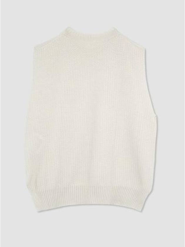 Common Knit Sleeveless White - ISSEY MIYAKE - BALAAN 3