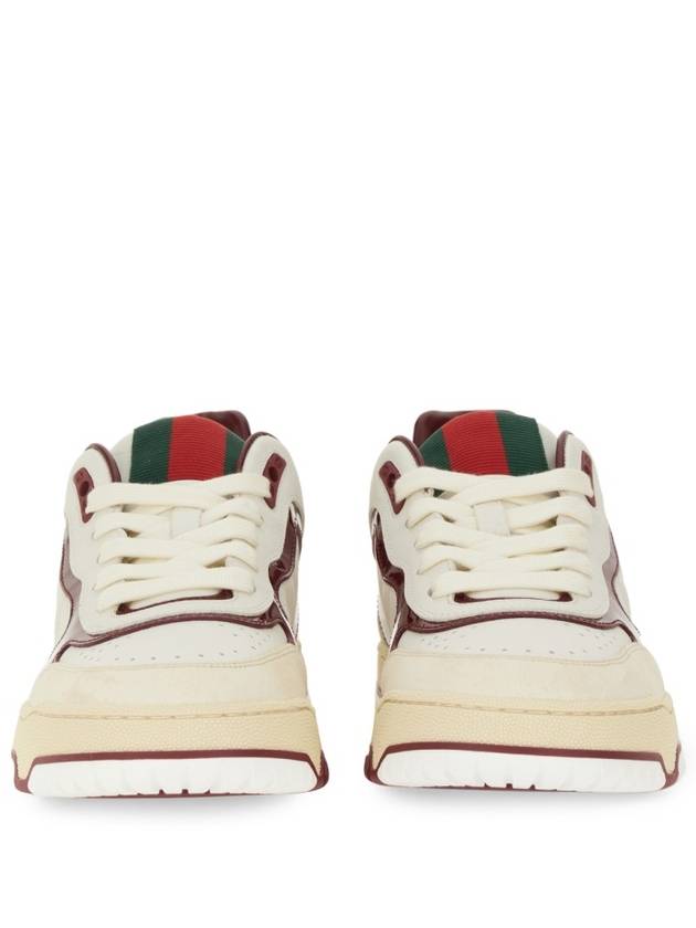 Women's Reweb Low Top Sneakers White - GUCCI - BALAAN 7