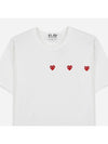 Men s Play Heart Short Sleeve T Shirt AX T337 051 3 4 - COMME DES GARCONS - BALAAN 2